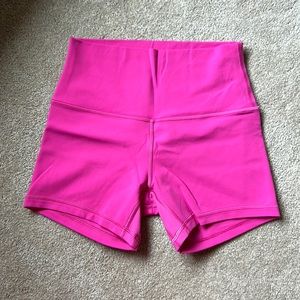 Euc Lululemon Align Shorts 2” Hot Pink Size 6
